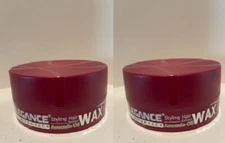 Lot of 2 - Elegance Hair Styling Wax Avocado Oil - 140 g - Fast