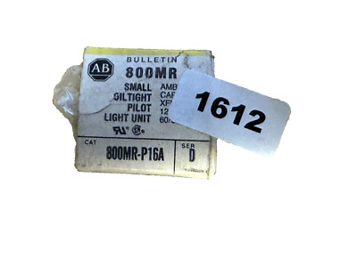 Allen-Bradley 800MR-P16A Pilot Light Unit Ser D Oil Tight