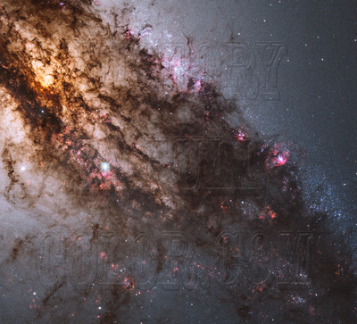 Galaxy Centaurus A NGC 5128 Hubble JPL NASA space telescope photo hs-2011-18-a
