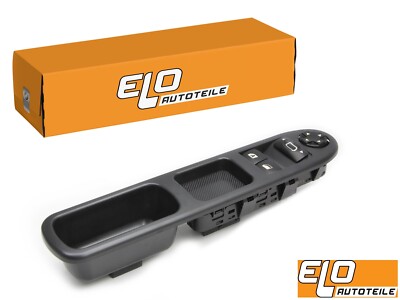 ORIGINAL ELO FENSTERHEBERSCHALTER TASTER VORNE LINKS für PEUGEOT 207 SCHRÄGHECK