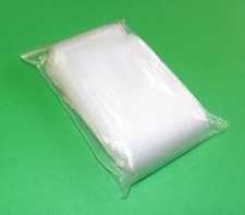 100 4x10 Zip Seal Slide Lock Bags 2mil Clear Poly Reclosable 4" x 10" Pack 100
