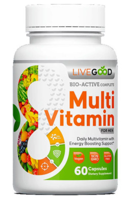 LiveGood  - Organic Bio-Active Complete Multi-Vitamin For Men
