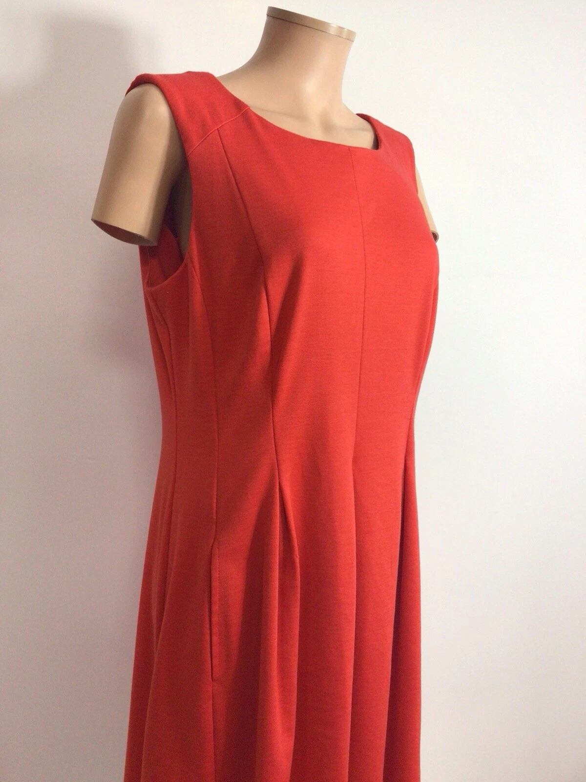 VETEMENTS Connected Apparel Vestito Rosso Donna 16