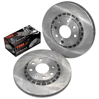 Front Disc Brake Rotors & Pads for Daewoo Espero 4cyl 2.0L C20LE 1995~1997