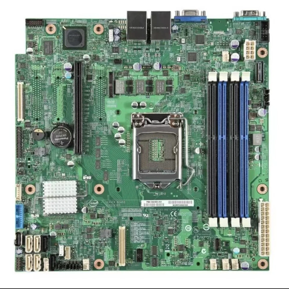 Intel DBS1200V3RPO Chipset-C224 Socket-LGA1150DDR3L-1600MHz Motherboard - Image 2 of 4