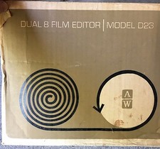 Atlas Warner Dual 8mm Film Editor Vintage Mint Condition