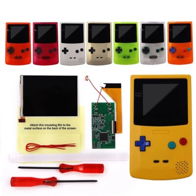 HISPEEDIDO For GBC Game Boy Color IPS Screen High Brightness LCD Kit replacement