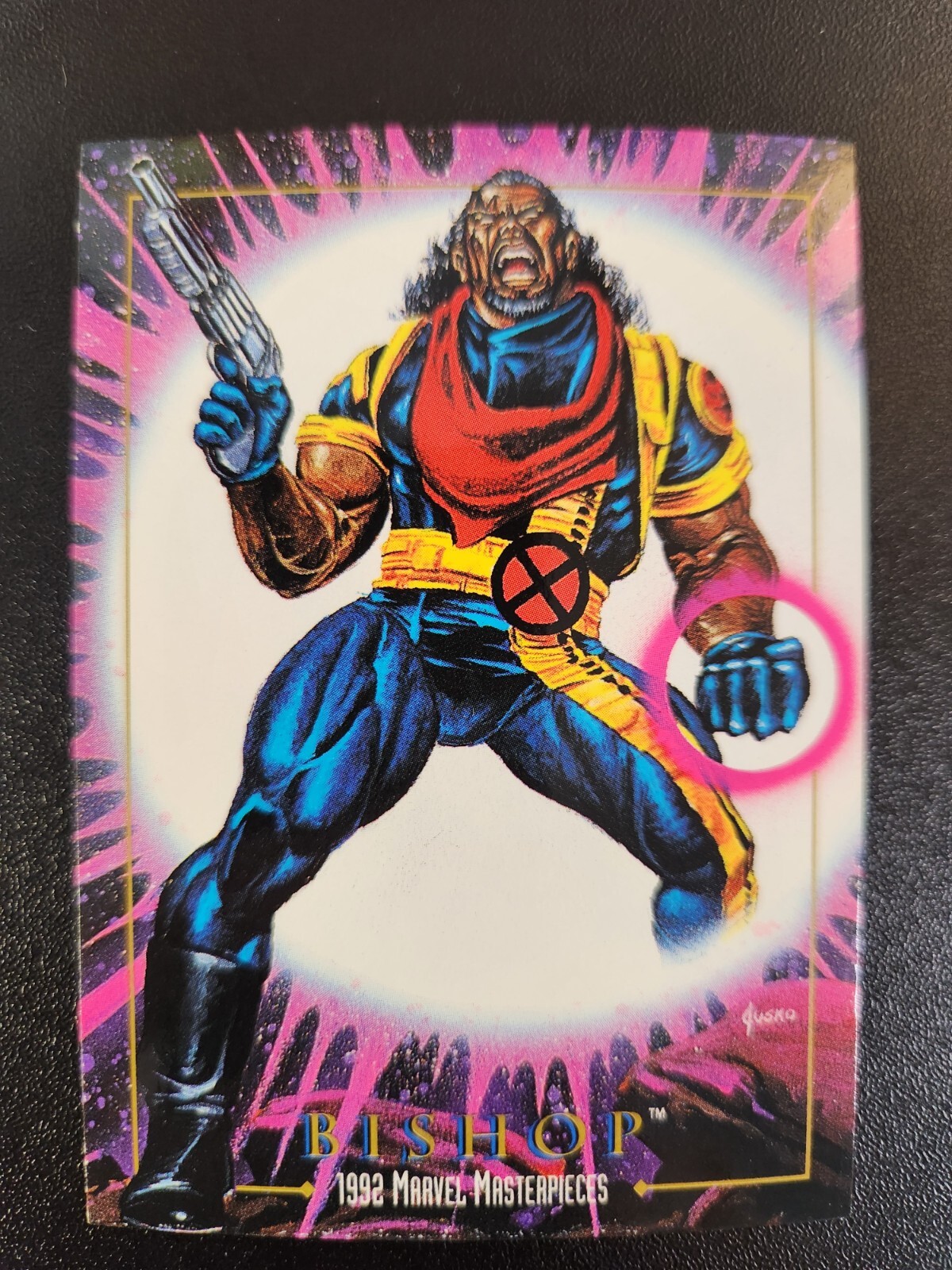 1992 SkyBox Marvel Masterpieces Bishop #6 Base Card
