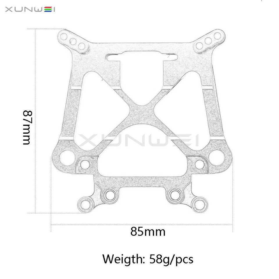 Torre de choque delantera/trasera #85234 para HPI Savage X XL Flux SS 25 4.6 5.9 Super 5SC Foto 3 de 3