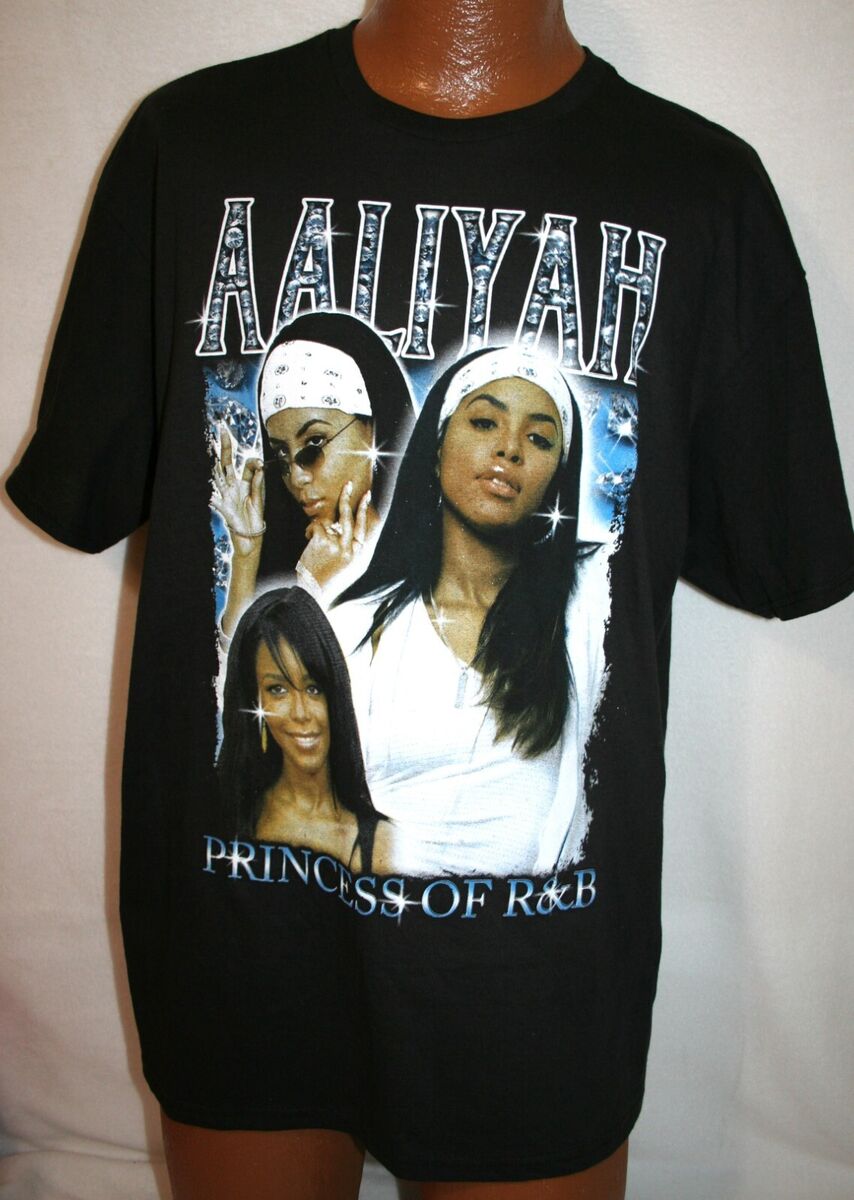 AALIYAH Princess Of R&B Official T-SHIRT 2XL Hip Hop 90s AALIYAH Princess Of R&B Official T-SHIRT 2XL Hip Hop 90s