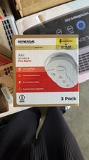 Universal Security 3-Pack Hardwired  10-Year Battery Smoke Detector