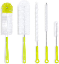 Bottle Cleaning Brush Set - Long Handle Bottle Cleaner for Washing Narrow Neck B