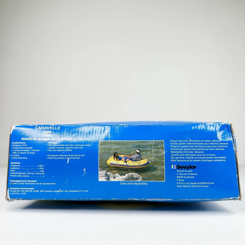 DE COLECCIÓN SEVYLOR CARAVELLE🏖️ | BOTE DE PLAYA INFLABLE PARA 2 PERSONAS (K55D) | NUEVO✨ Foto 2 de 4