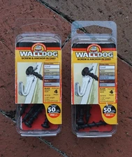 NEW 2x The Hillman Group WallDog Pan Head Phillips, 1 1/4" - Black (4 Pack)
