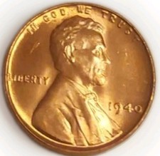 1940-p Red Lincoln Wheat Cent Penny Gem Uncirculated Free Post Tracking 1940-p Red Lincoln Wheat Cent Penny Gem Uncirculated Free Post Tracking