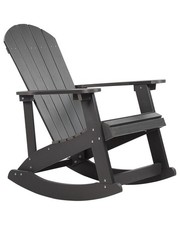 Garden Rocking Chair ADIRONDACK Dark Grey