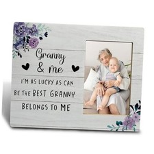 And Me Picture Frame - Grandma Picture Frame From Granddaughter Grandson Granny