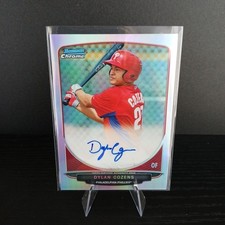 2013 Bowman Chrome - Prospects Autographs Dylan Cozens #BCA-DC Refractor /500...