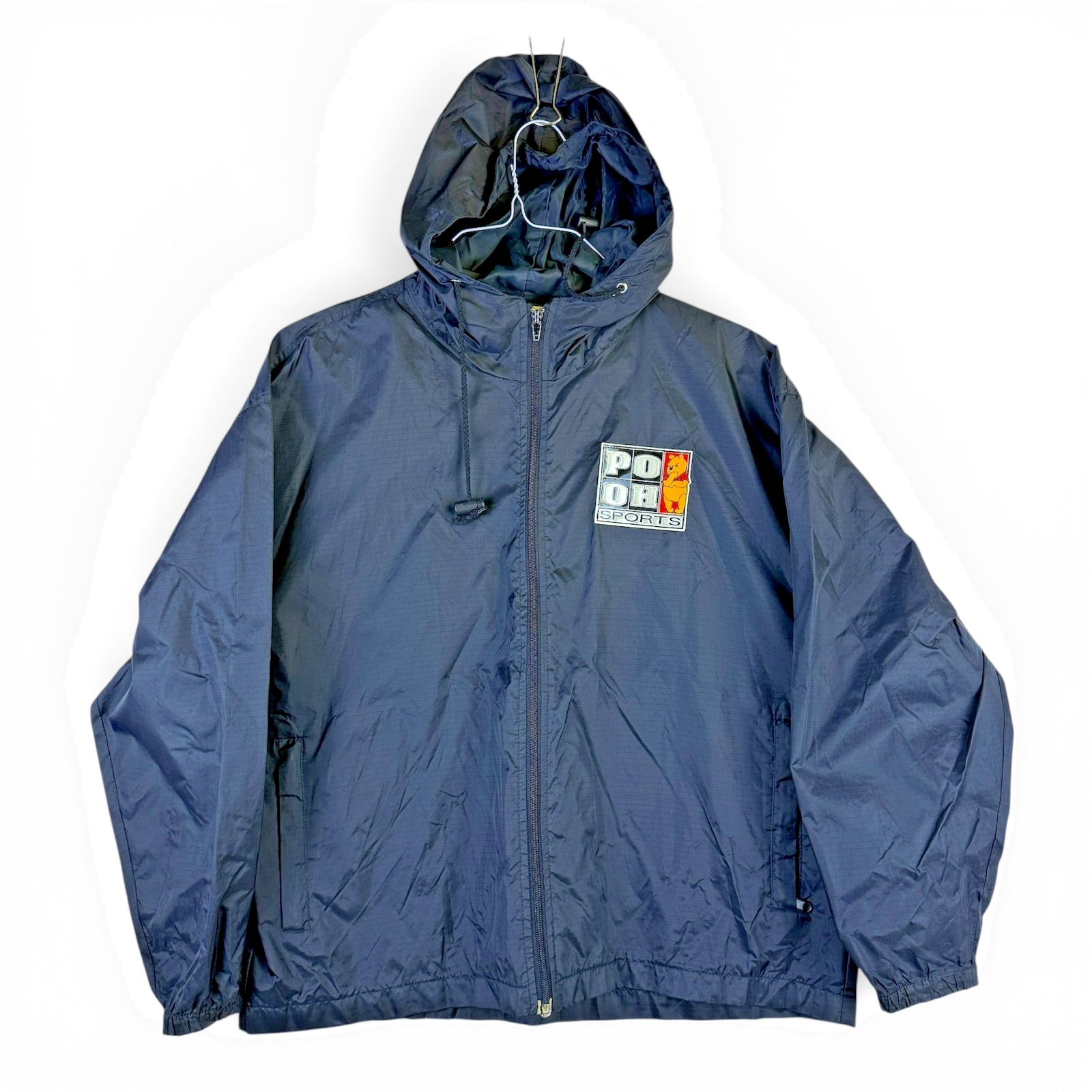 Vintage 90s Disney Pooh Sports Windbreaker Jacket Winnie the Pooh Adult L Large