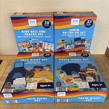 Aldi KIDS Play Sets DELI  SNACKS, Lunch on the Go, Taco Night, Pasta Night NEW