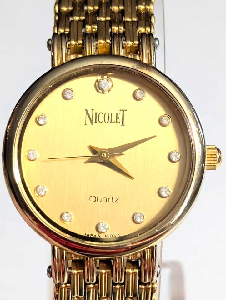 Armand Nicolet NC2005 05-1L30 золото кварцевые швейцарские женские часы - новый наручные часы - Изображение 2 из 4