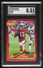 2018 Panini Honors Classics Update Rookies Red 5/15 Christian Kirk SGC 8.5 0y0b