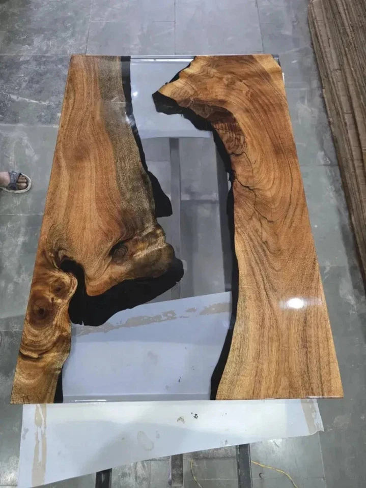 Epoxy Dining Table top, Resin Coffee Table, Made to Order, Handmade Furniture - Image 4 of 4