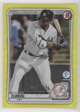 2020 Bowman 1st Edition Yellow Foil 58/75 Estevan Florial #BFE-31 1b8