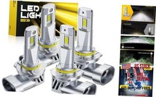 White LED 9005 9006 Bulbs 1100 150,000LM Brighter 6500K Illumination 9005 9006