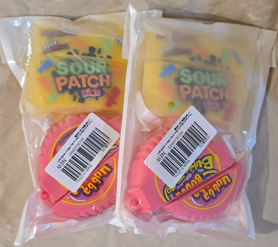 Silicone Keychain Case for Apple AirPods Pro 2 (2nd Gen) Sour Patch/Hubba