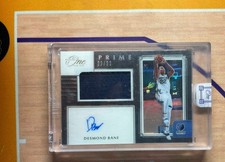 2020-21 Panini One And One Desmond Bane RC Rookie Prime Patch Auto RJA /99