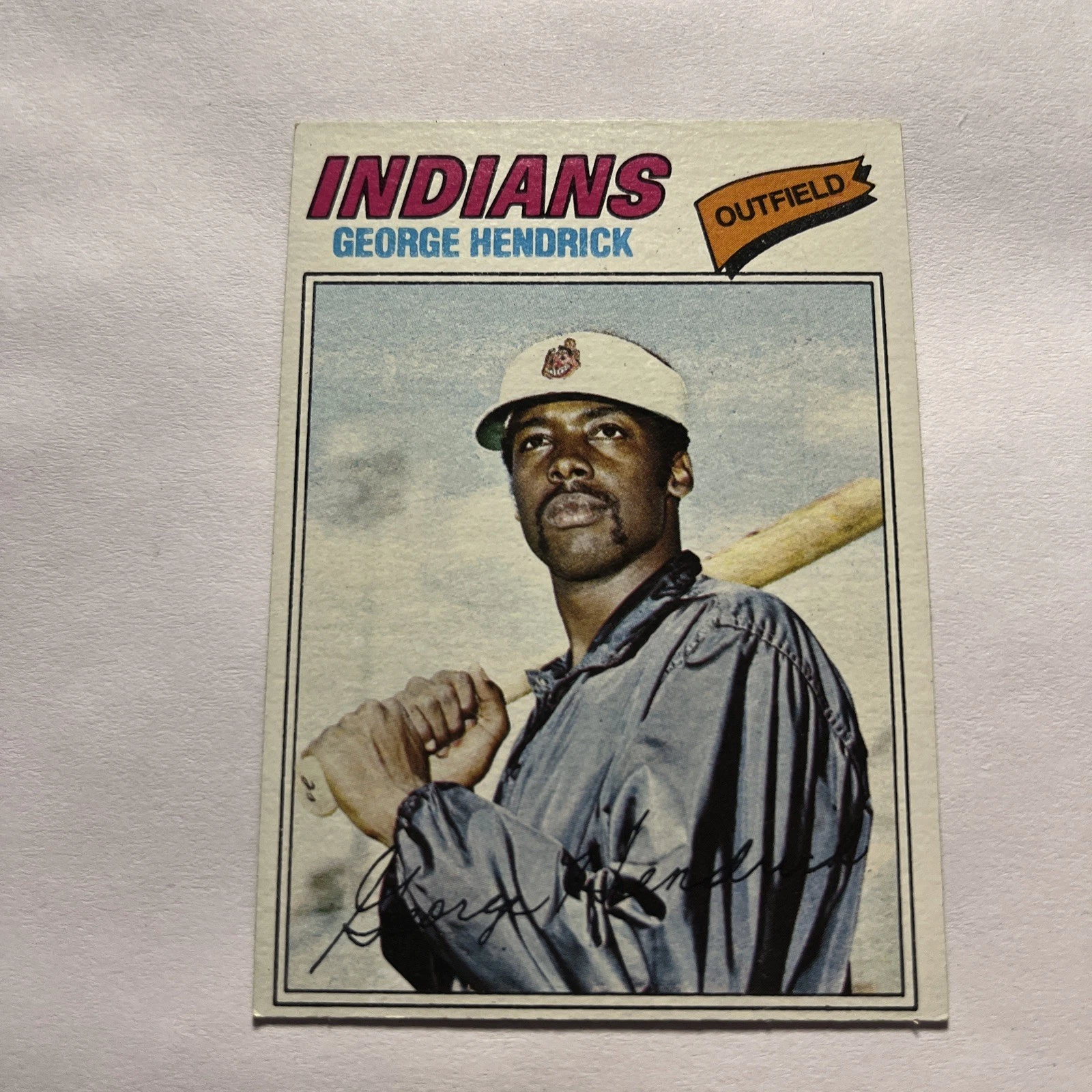 1977 Topps #330 George Hendrick
