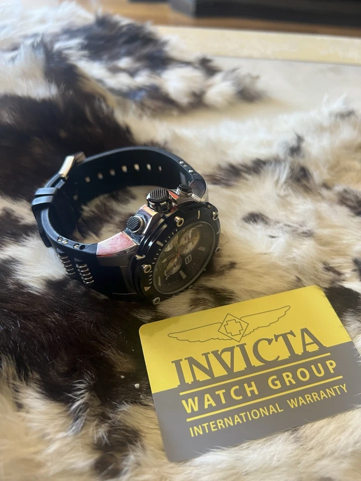 Invicta Speedway Chronograph Watch w/ Case – Black Dial, Sport Design - image 4 of 4