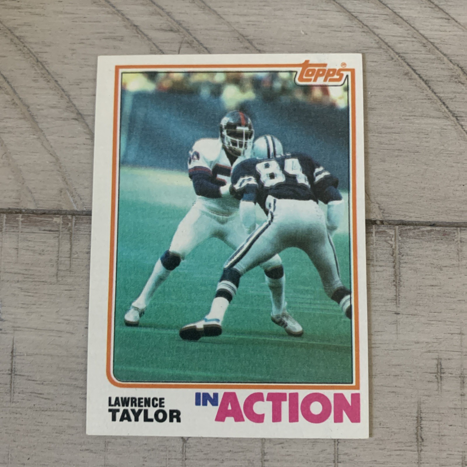 1982 Topps - In Action Lawrence Taylor #435 (RC)