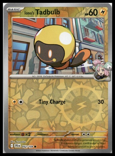 Start Deck 100 Battle Collection #273/742 Iono's Tadbulb (Mirror Holo)
