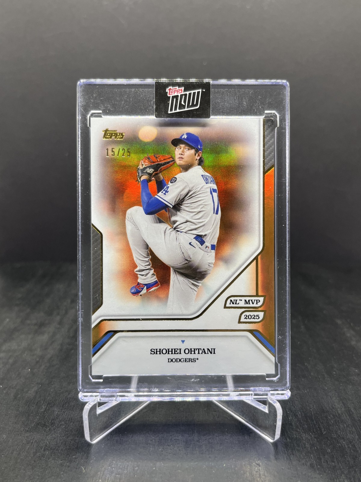 虹色89　Shohei Ohtani 2025 MVP 記念ボール2個 Shohei Ohtani 2025 Topps MVP Collection #2 Orange Foil /25 Price