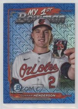 2024 Bowman Chrome My 1st Mega Box Blue Mojo Refractor Gunnar Henderson 0xk7