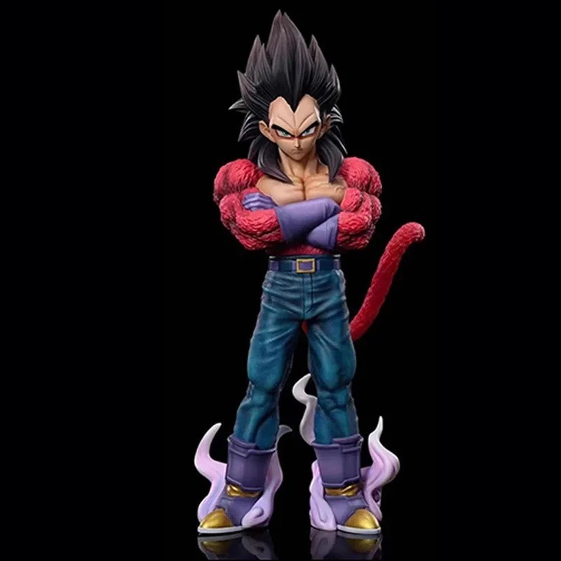 Figura Dragon Ball Super Vegeta 29cm PVC SSJ4 Goku Anime Modelo Coleccionable Juguete