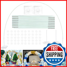 TEKXYZ 10FTx7.5FT Adjustable Balloon Arch Stand Kit Party Decoration