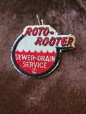 Uniforme bordado vintage de servicio de alcantarillado Roto-Rooter ropa de trabajo coser 2"