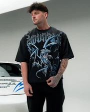 YLA x Yu-Gi-Oh Men’s Gym T-Shirt – Athletic Fit, Short Sleeve, Sports Tee