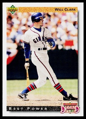 Will Clark, 1992 Upper Deck, #718, San Francisco Giants,