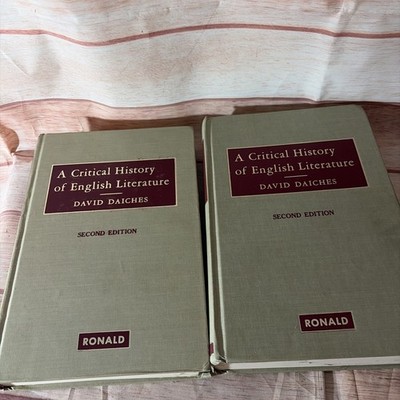 A Critical History of English Literature: Vol II 2nd Ed 1970 HC by David Daiches