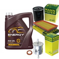 Inspektionspaket 5L Mannol Energy 5W-30 FüR Nissan 200 SX 1.8 Turbo Terrano II