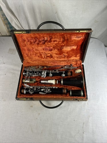 REVERE Vintage JAZZ ERA DARK WOOD CLARINET in CASE Made in ENGLAND - Bild 10 von 15