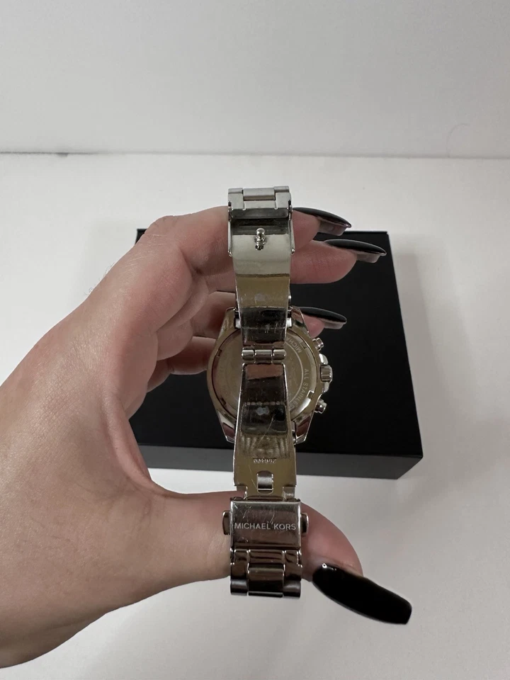 MICHAEL KORS Mini Bradshaw Silver Tone Stainless Steel Watch (MK6454) - Image 2 of 4