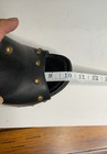 Stuart Weitzman Brown Leather Studded Platform Clogs Mules Retro Boho Sz 8.5 — photo 9