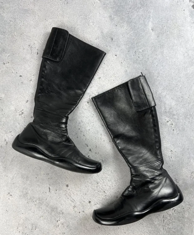 PRADA Leather Boots for Women for sale | eBay