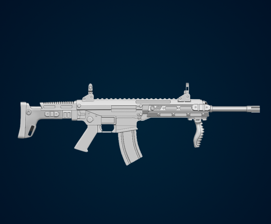 ACR Assault Rifle Ver C 1:10 scale weapon 7