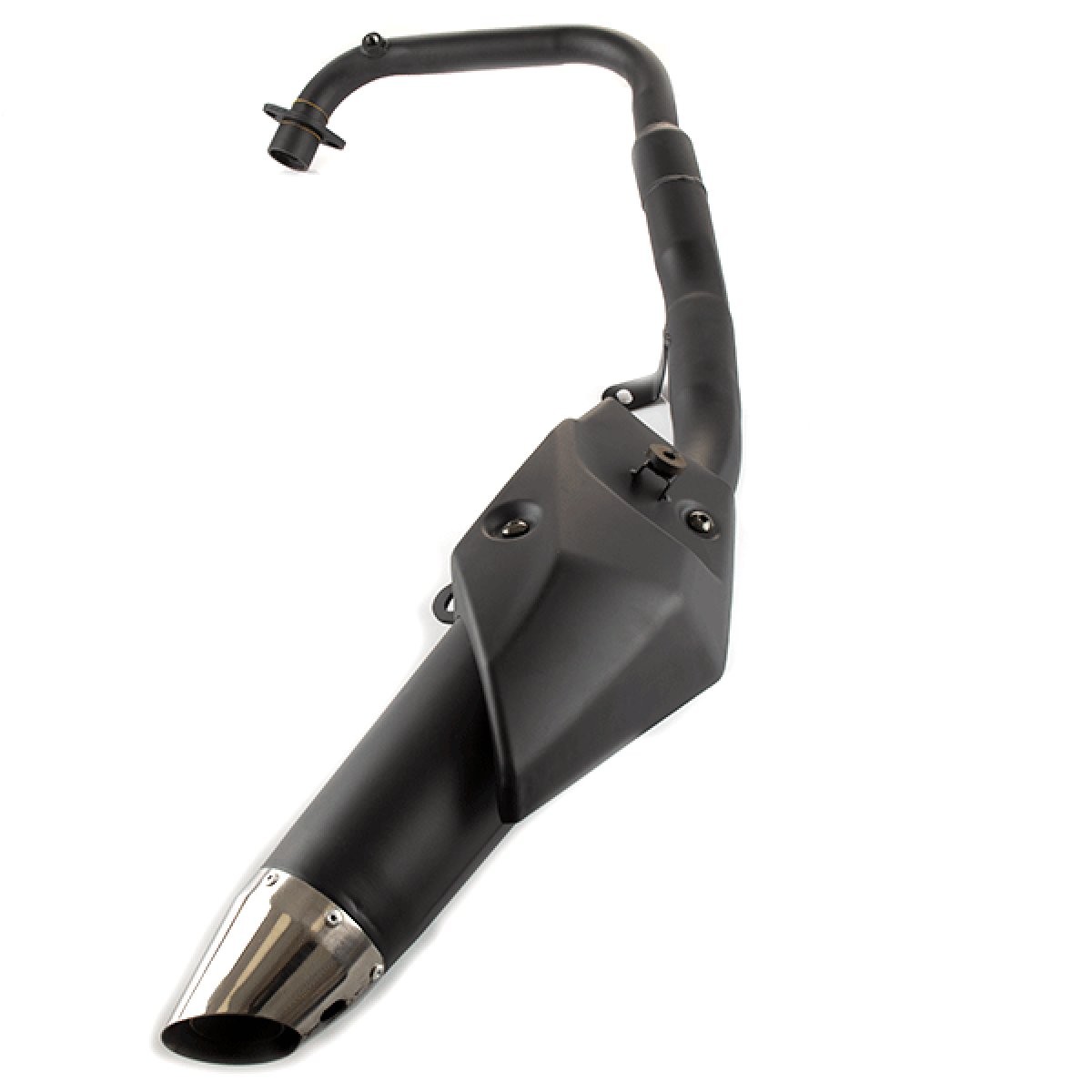 Exhaust System 125cc Motorcycle Black for XGJ125-28, MT125RR Silencer Mild Steel